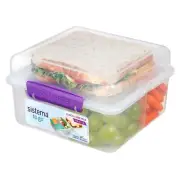 Sistema TO GO Lunch Cube Max | 2 L | School Lunch Box With Compartments & Snack