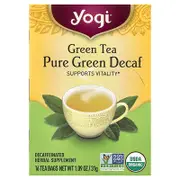 Yogi Tea, Green Tea Pure Green, Decaf, 16 Tea Bags, 1.09 oz (31 g)