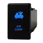 Hulk 4X4 Switch Push Button On / Off OE Replacement 12V Air Compressor Blue Illum Dmax & Colorado - HU1360B-05