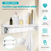 Shower Caddy Transparent Suction Cup Shower Shelf Bathroom Shower og
