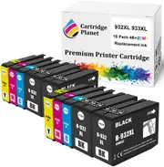 10 Pack (4BK,2C,2M,2Y) Compatible Ink for HP 932XL 933XL for HP Officejet 6100-H611 6100-H611a 6600-H711a 6700-H711n 7110-H812a 7510 7512 7610 7612