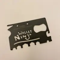 在飛比找Yahoo!奇摩拍賣優惠-Wallet Ninja 錢包忍者工具卡 不鏽鋼萬用工具卡