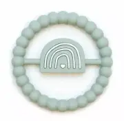 Silicone Baby Teether Rainbow Ring Color Sea
