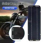 Portable USB Solar Panel Kit Outdoor Power Bank Camping Hiking Phone Charger
