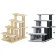 PawHut Cat Tree, Cat Tower Cat Stair Steps with Scratching Post