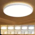 18 Inch Flush Mount Led Ceiling Light Fixture 5 Color 18 Inch-1 Pack White