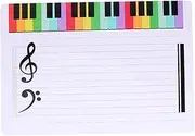 KAILIKETIY Erasable Music Staff Whiteboard Portable Score Board Music Teaching Practice Board