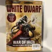 Warhammer 40,000 White Dwarf War of Iron Magazine Issue 487 April 2023