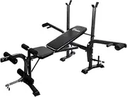 FINEX Olympic Weight Bench, Multi-Station Exercise Strength Training Workout Bench for Home Gym, 250KG/330KG Weight Capacity
