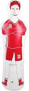 Inflatable Soccer Dummy, 15.75 X 62.99inch Football Dummy Goalkeepr Air Mannequin Free Kick Defender Wall Football Practice Tumbler, Quarterback Training Mannequin