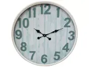 Large Round Wall Metal Frame Clock Rip Curl Hampton Coastal Beach 60cm