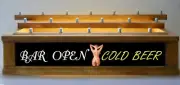 LED Lighted beer Tap handle display ADULTS ONLY NUDE LADY