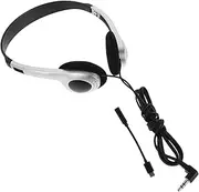 KALLORY Retro Wired Headphones for Women and Portable Library and Travel Use Comfortable Design with Inline Controls Compatible with Computers Phones and Tablets