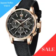 Pagani Design Luxury Men's Quartz Chronograph Rotating 100m Wristwatch New