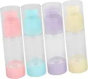 Didiseaon 4pcs Leakproof Travel Bottles Refillable Lotion Containers with Vacuum Seal Design for Toner Shampoo Body Wash for Toiletries the Go