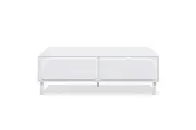 Jayleen 120cm Coffee Table with Drawers - White - White