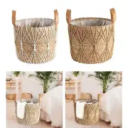 Woven Planter Basket Organizer Planter Containers for Plant Storage Picnic