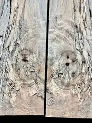 Spalted Maple Bookmatch Set Of Two Boards Figured Lumber Craft Project Wood