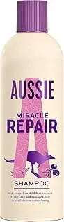 Aussie Repair Miracle Shampoo for Damaged Hair, 300 ml, Women's Shampoo with Jojoba Seed Oil, with Jojoba Seed Oil, Hair Care for Dry Hair, Cruelty Free