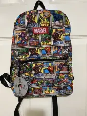 marvel backpack Hulk, Spider-Man, Iron Man, Black Panther, Daredevil,