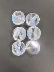 Swarovski Crystal Twist Beads - 14mm - Crystal LOT of 6
