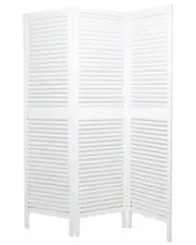 Peyton Lane Horizontal Slat Hinged 3-Panel Room Divider Screen