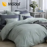 在飛比找momo購物網優惠-【LITA 麗塔寢飾】Modal莫代爾 素色 雙人加大床包 