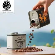 Coffee Bean Storage Tin Can Food Grade Airtight Container for Camping Travel