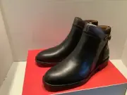 Women's Pikolinos Flat Ankle Boots with Buckle in black size 39