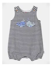 [Sprout] Boucle Romper in White