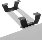 VIVO Steel Dual Spacer Brackets for Under Desk Keyboard and Mouse Slider Tray,