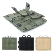 Nylon Hook & Loop Panel Molle Patch Cloth For Tactical Vest Pouch Tool Bag D