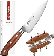 HEZHEN Kitchen Utility Knife,5 Inches, German High Carbon Stainless Steel, Ultra Sharp Professional Paring Knife, Ergonomic Handle