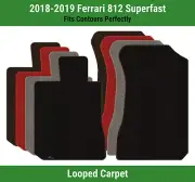 Lloyd Classic Loop Front Row Carpet Mats for 2018-2019 Ferrari 812 Superfast (for: Ferrari)