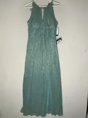 R&M Richards Peacock 9283 Long Mother of the Bride Dress Women's Size 6 NWT