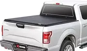 Xcover Soft Lock & Roll Up Tonneau Cover, Fit 2015-19 Ford F150 Pickup 6.5 Ft Styleside Bed