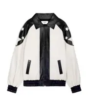 LOOSE FLAG TEDDY JACKET IN SOFT LAMBSKIN FR50 White