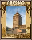 Fresno California Laser Engraved Wood Picture Frame Portrait (5 x 7)