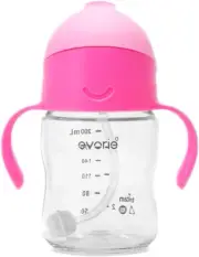 Evorie Weighted Straw Sippy Cup with Handles for Toddlers & Kids 6 Months+ 20...