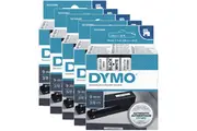 5 Pack Dymo 40913 D1 Labelling Tape Label 9mmx7m Black On White
