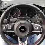 LQK適用於福斯 MK7 MK7.5 GOLF 7 7.5代 R-LINE GTI 碳纖維撥片 方向盤換檔撥片 正卡夢