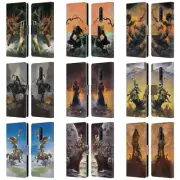 FRANK FRAZETTA MEDIEVAL FANTASY LEATHER BOOK WALLET CASE FOR BLACKBERRY ONEPLUS