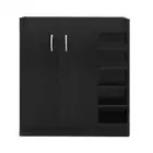 Artiss Shoe Rack Storage Cabinet 21 Pairs Organiser Shelf Cupboard Black