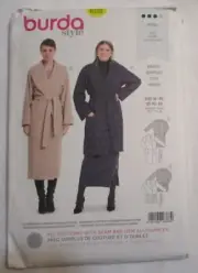 Burda 6378 Womens Coats Sewing Pattern Size 10-20 NEW