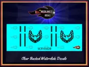 1/64 'Hot Bird' Black Replica Decal SCR-0322B