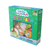 14pc Buddy & Barney Fun Bath Time Build And Play Farm Kids Toy Set 3y+