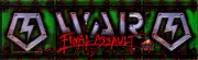 War Final Assault Atari Arcade Marquee 26" x 8"