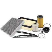 Sakura Front Wiper Blades & Filter Service Kit for Nissan Navara D23 NP300