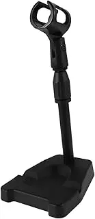 VINTORKY Mic Stand Desk: Boom Arm Desktop Microphone Stand Table Mic Mount For Condenser Singing Stage Performance Black