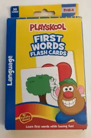 Playskool First Words Flash Cards New Box